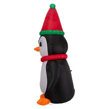 Load image into Gallery viewer, 8 ft Lighted Inflatable Penguin Decor