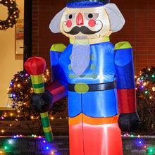 Load image into Gallery viewer, 8 ft Lighted Inflatable Nutcracker Décor