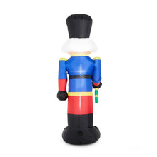 Load image into Gallery viewer, 8 ft Lighted Inflatable Nutcracker Décor