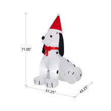 Load image into Gallery viewer, 6 ft Lighted Inflatable Puppy Dog Décor