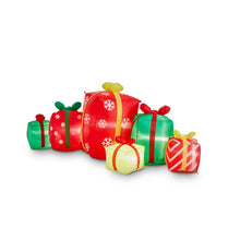 Load image into Gallery viewer, 8 ft Length Lighted Inflatable Gift Boxes Décor