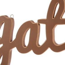 Load image into Gallery viewer, 36"L Fall Wooden "gather" Word Wall Hanging Decor