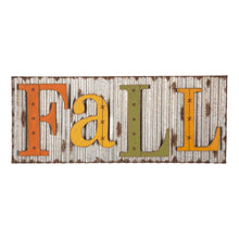 Load image into Gallery viewer, 36"L Fall Metal Sign Hanging Decor