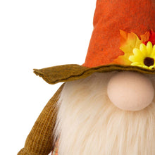 Load image into Gallery viewer, 24"H Fall Fabric Gnome Standing Decor