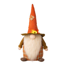 Load image into Gallery viewer, 24"H Fall Fabric Gnome Standing Decor
