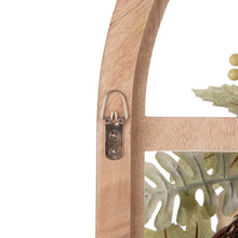 Load image into Gallery viewer, 22"D Pumpkin Wreath with 36"H Wooden Window Frame