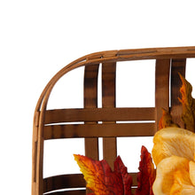 Load image into Gallery viewer, 22"D Blooming Magnolia Wreath With 24"L Bamboo Basket