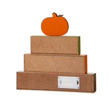 Load image into Gallery viewer, 12"H LED Lighted Fall Wooden Block Word Sign Decor