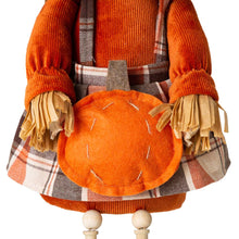 Load image into Gallery viewer, Fall Fabric Couple Scarecrow Shelf Sitter