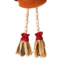 Load image into Gallery viewer, Fall Fabric Couple Scarecrow Shelf Sitter