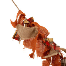 Load image into Gallery viewer, 72"L Fall Fabric Plaid Garland