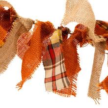 Load image into Gallery viewer, 72"L Fall Fabric Plaid Garland