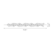 Load image into Gallery viewer, 72"L Fall Fabric Plaid Garland