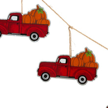 Load image into Gallery viewer, 72"L Fall Metal Trucks Garland