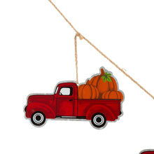 Load image into Gallery viewer, 72"L Fall Metal Trucks Garland