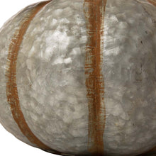 Load image into Gallery viewer, Rustic Galvanized Metal Pumpkin Decor, Set of 2