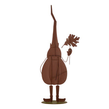 Load image into Gallery viewer, 48"H Fall Metal Gnome Standing Decor