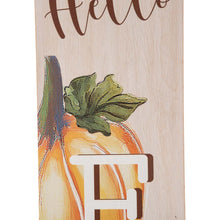 Load image into Gallery viewer, 42"H "Hello FALL" Wooden Porch Sign Decor