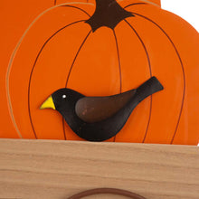 Load image into Gallery viewer, 26.38"H Fall Metal/Wooden Pumpkin Cart Yard Stake/Hanging Decor