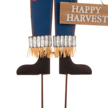 Load image into Gallery viewer, 36"H Fall Metal Scarecrow Yard Stake/Standing/Hanging Sign