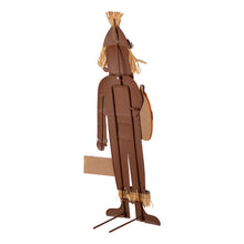 Load image into Gallery viewer, 36"H Fall Metal Scarecrow Yard Stake/Standing/Hanging Sign