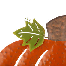 Load image into Gallery viewer, 29.72"H Fall Metal Pumpkin Yard Stake/Standing/Hanging Sign