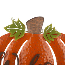 Load image into Gallery viewer, 29.72"H Fall Metal Pumpkin Yard Stake/Standing/Hanging Sign