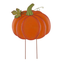 Load image into Gallery viewer, 42"H 3 in 1 Metal Pumpkin Yard Stake or Hanging Decor