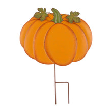 Load image into Gallery viewer, 42"H 3 in 1 Metal Pumpkin Yard Stake or Hanging Decor