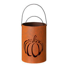 Load image into Gallery viewer, Hollow Out Metal Pumpkin Bucket, Set of 2