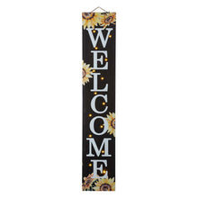 Load image into Gallery viewer, 42"H Fall Lighted Wooden "WELCOME" Porch Board Sign