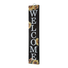 Load image into Gallery viewer, 42"H Fall Lighted Wooden "WELCOME" Porch Board Sign