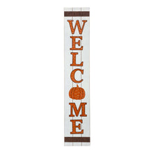 Load image into Gallery viewer, 42"H Fall Wooden "WELCOME" Porch Board Sign