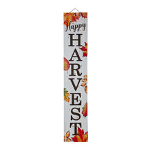 Load image into Gallery viewer, 42"H Fall Lighted Wooden "Happy HARVEST" Porch Board Sign