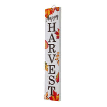 Load image into Gallery viewer, 42"H Fall Lighted Wooden "Happy HARVEST" Porch Board Sign