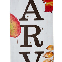 Load image into Gallery viewer, 42"H Fall Lighted Wooden "Happy HARVEST" Porch Board Sign