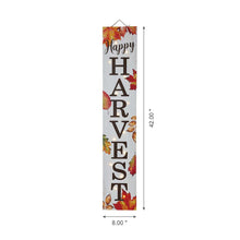 Load image into Gallery viewer, 42"H Fall Lighted Wooden "Happy HARVEST" Porch Board Sign