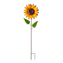 Load image into Gallery viewer, 42"H Fall Metal Sunflower Yard Stake