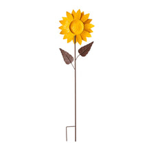 Load image into Gallery viewer, 42"H Fall Metal Sunflower Yard Stake