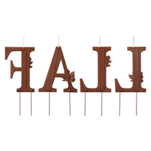 Load image into Gallery viewer, 24"H Metal "FALL" Yard Stake or Wall Décor or Standing Decor (Three Functions)