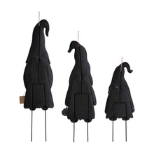 Load image into Gallery viewer, Fall Metal Gnome Family Yard Stake or Wall Décor or Standing Decor, Set of 3 (Three Functions)