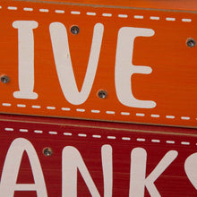 Load image into Gallery viewer, 11.81"L Thanksgiving Wooden Lighted Turkey/Word Block Table Decor