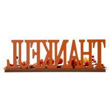 Load image into Gallery viewer, 20"L "THANKFUL" Wooden Table Decor or Centerpiece