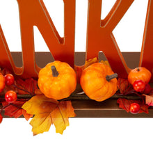 Load image into Gallery viewer, 20"L "THANKFUL" Wooden Table Decor or Centerpiece