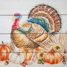 Load image into Gallery viewer, Thanksgiving Wooden Turkey Tray, Set of 2