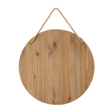 Load image into Gallery viewer, 15"D Orange Wooden Thanksgaving Wall Sign Decor