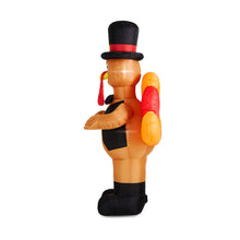 Load image into Gallery viewer, 8ft Lighted Inflatable Turkey Décor