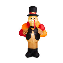 Load image into Gallery viewer, 8ft Lighted Inflatable Turkey Décor