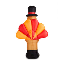 Load image into Gallery viewer, 8ft Lighted Inflatable Turkey Décor