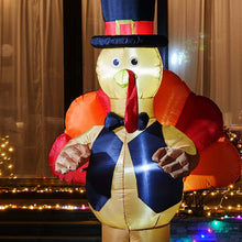 Load image into Gallery viewer, 8ft Lighted Inflatable Turkey Décor